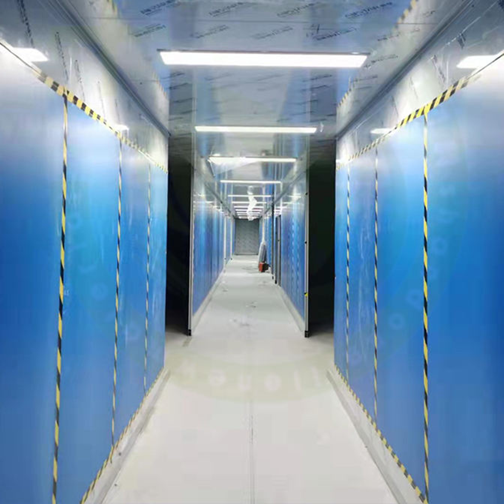 PP floor protection sheets applied on walls to prevent scratches and stains during renovation and construction